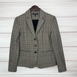 Max Mara Weekend Plaid Fitted Blazer